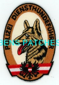 FOREIGN,AUSTRIA,DIENSTHUNDEFUHRER POLIZEI K-9 1